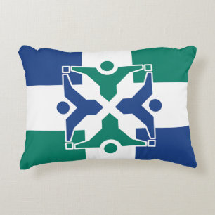Flag of Columbia, Missouri Accent Pillow