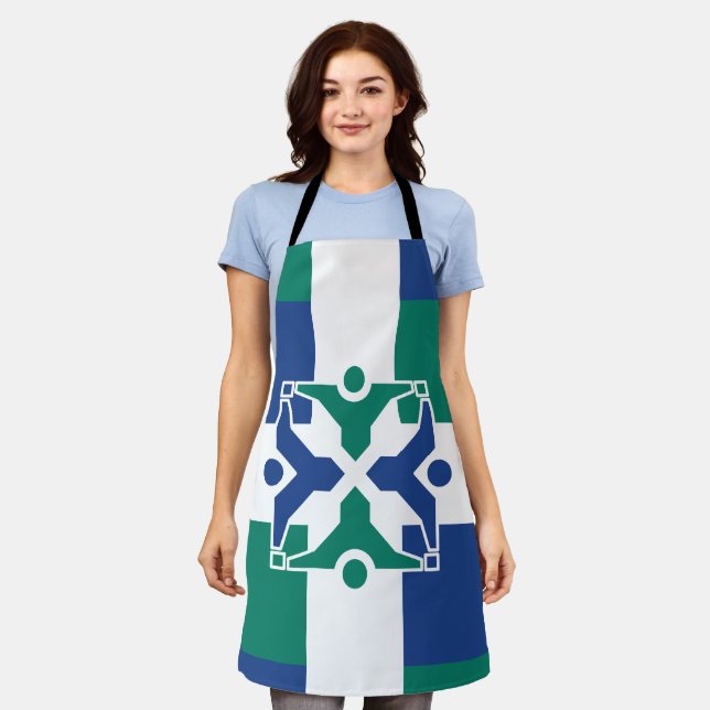 Flag of Columbia, Missouri Apron (Worn)