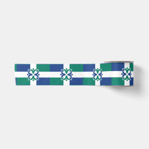 Flag of Columbia, Missouri Satin Ribbon