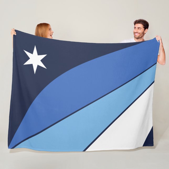 Flag of Columbia (South Carolina) Fleece Blanket (In Situ)