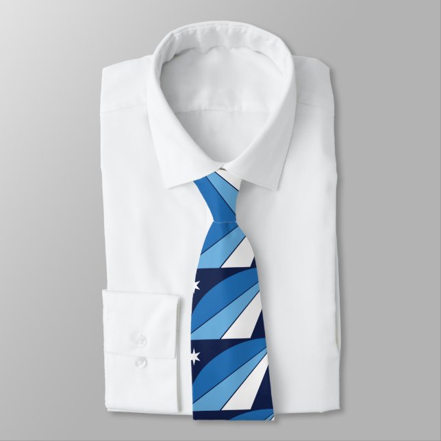 Flag of Columbia, South Carolina Tie (Tied)