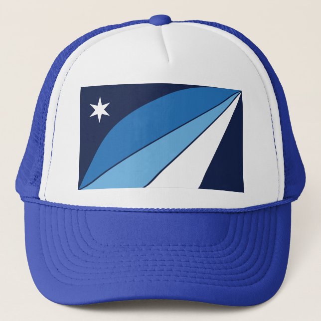 Flag of Columbia, South Carolina Trucker Hat (Front)