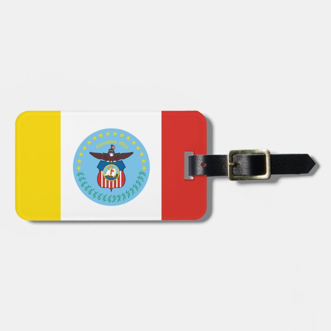 Flag of Columbus, Ohio Luggage Tag (Front Horizontal)