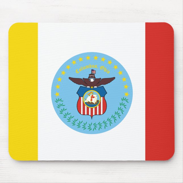 Flag of Columbus, Ohio Mouse Pad (Front)