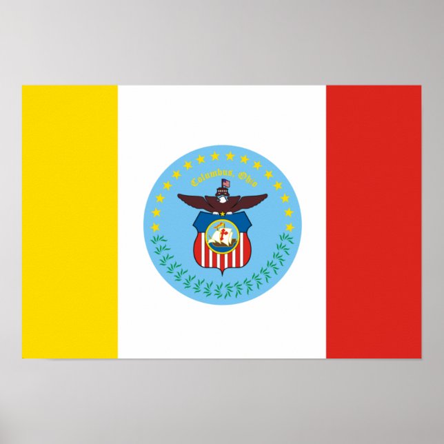 Flag of Columbus, Ohio Poster (Front)