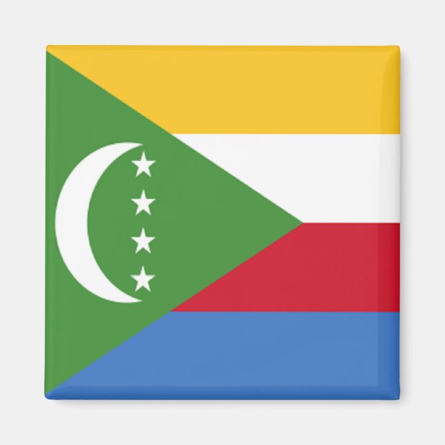 Flag of Comoros Magnet (Front)