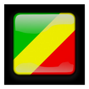 Flag of Congo Poster
