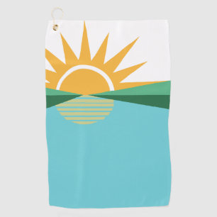 Flag of Coral Springs, Florida Golf Towel