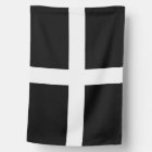 Flag of Cornwall - Saint Piran's Flag Baner Peran