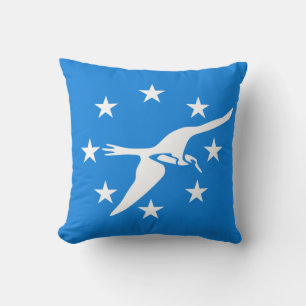 Flag of Corpus Christi, Texas Throw Pillow