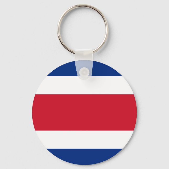 Flag of Costa Rica Keychain (Front)