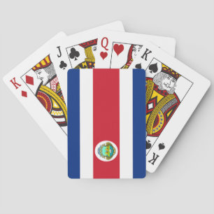 flag of Costa Rica Playing Cards