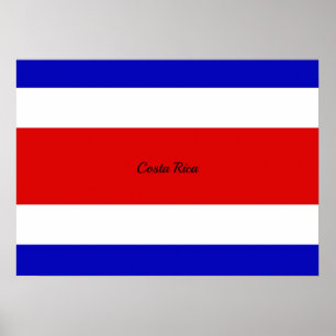 Flag of Costa Rica Poster