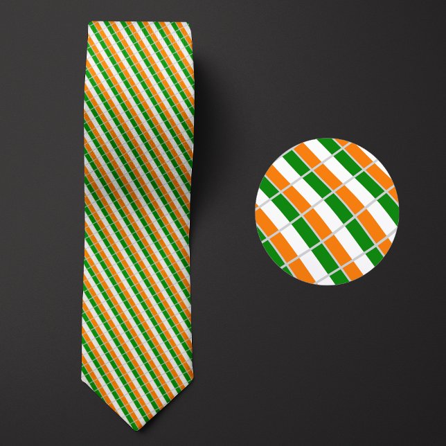 Flag of Cote d'Ivoire Pattern Tie (Creator Uploaded)