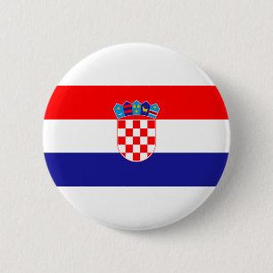 Flag of Croatia 2 Inch Round Button