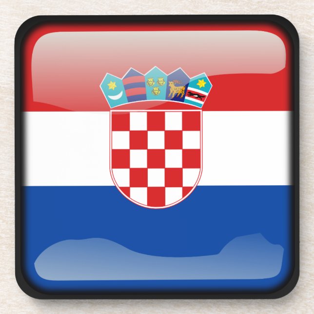 Flag of Croatia Coaster (Front)