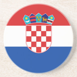 Flag of Croatia Coaster