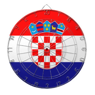 Flag of Croatia Dartboard