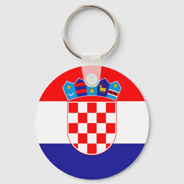 Flag of Croatia Keychain (Front)