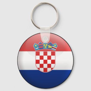 Flag of Croatia Keychain