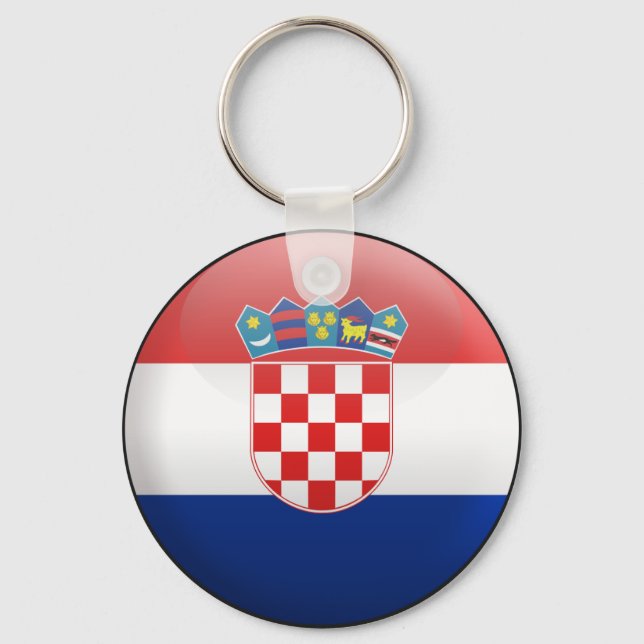 Flag of Croatia Keychain (Front)