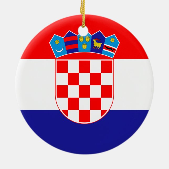 Flag of Croatia Ornament (Back)