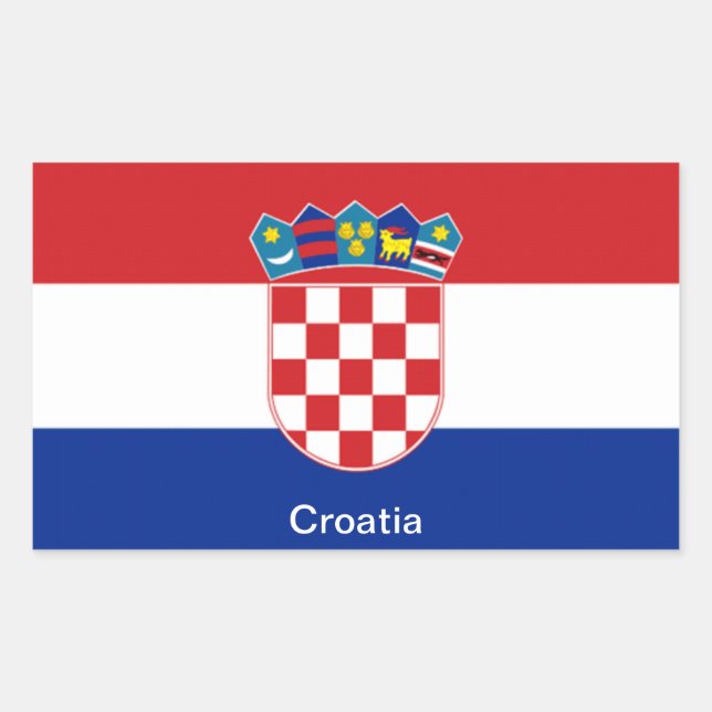 Flag of Croatia Sticker (Front)