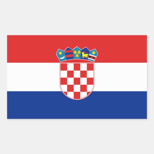Flag of Croatia Sticker (Front)