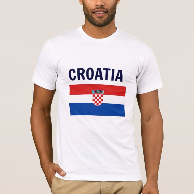 Flag of Croatia T-Shirt (Front)
