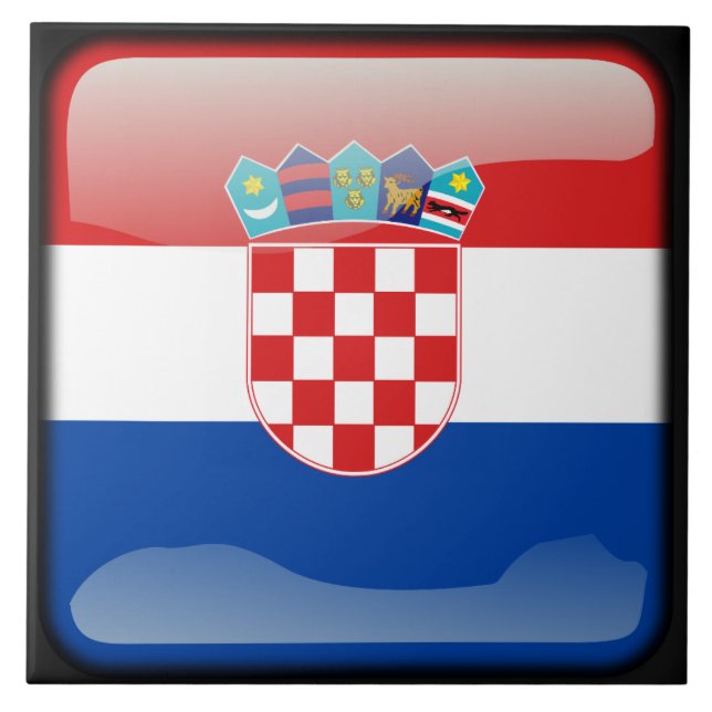 Flag of Croatia Tile (Front)
