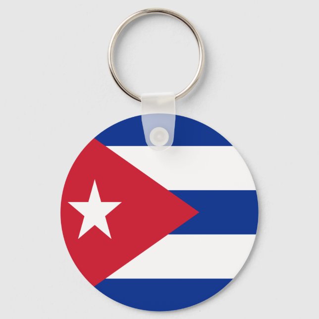 Flag of Cuba Keychain (Front)
