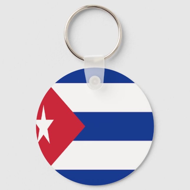 Flag of Cuba Keychain (Front)