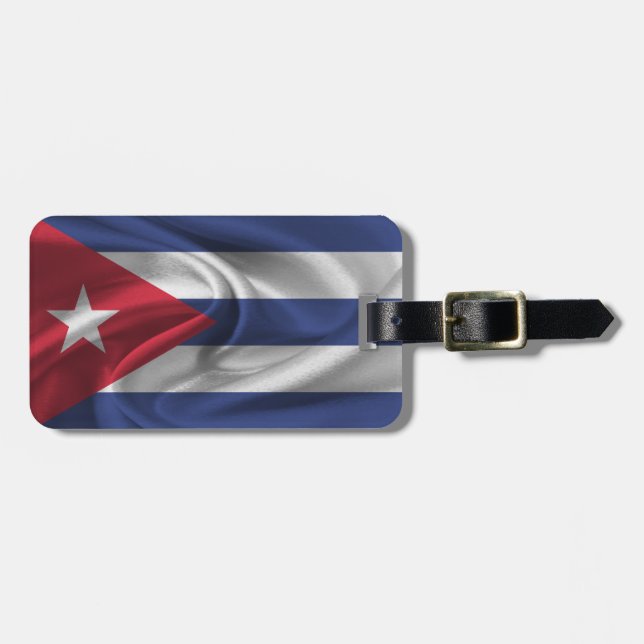 Flag Of Cuba Luggage Tag (Front Horizontal)