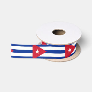 Flag of Cuba Satin Ribbon
