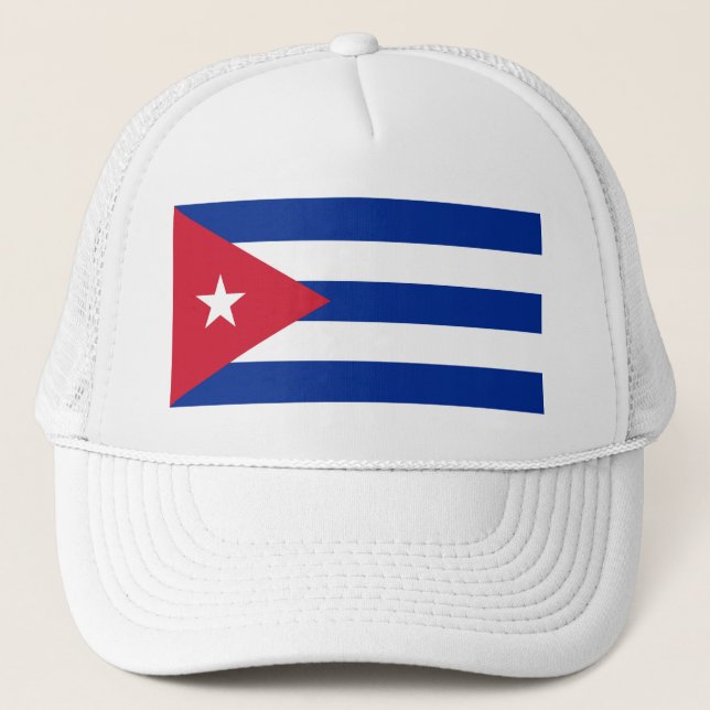 Flag of Cuba Trucker Hat (Front)
