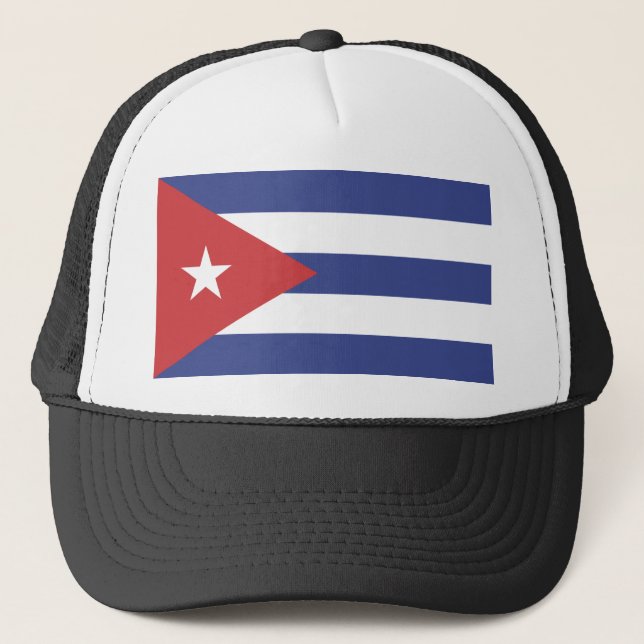 Flag of Cuba Trucker Hat (Front)