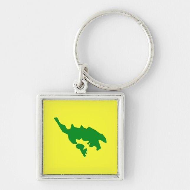Flag of Culebra, Puerto Rico Keychain (Front)