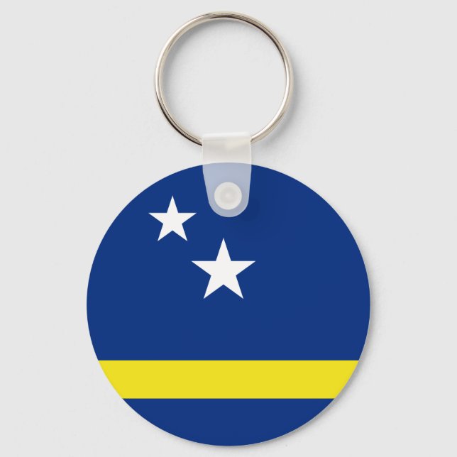Flag of Curaçao Keychain (Front)