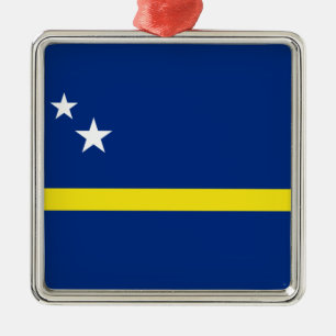 Flag of Curaçao Metal Ornament