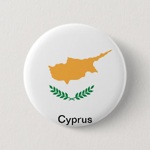 Flag of Cyprus 2 Inch Round Button