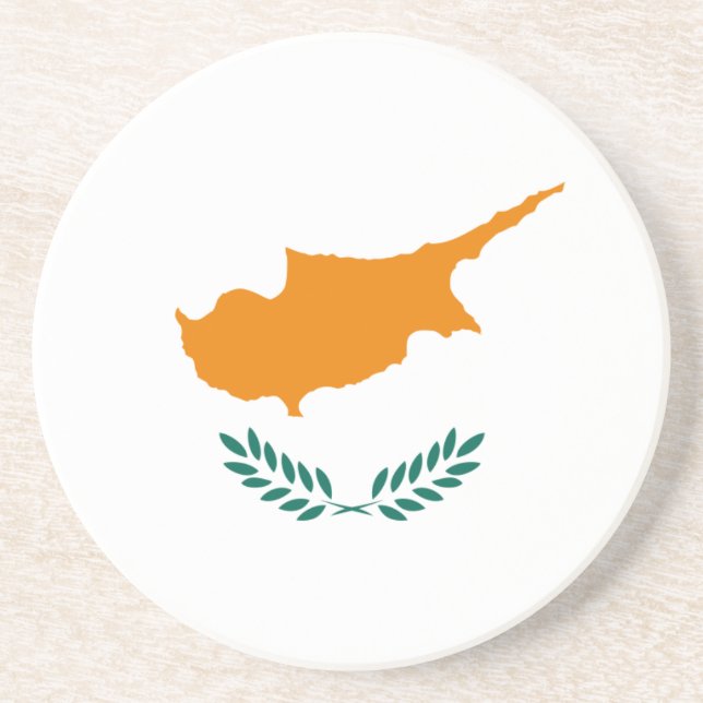 Flag of Cyprus Coaster (Front)