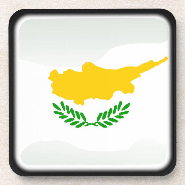Flag of Cyprus Coaster (Front)