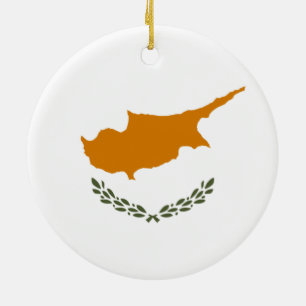 Flag of Cyprus (Greek Cypriot) Ceramic Ornament