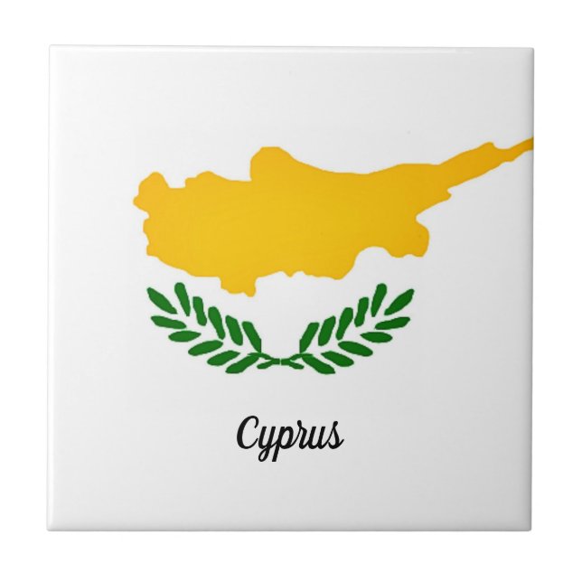 Flag of Cyprus Tile (Front)
