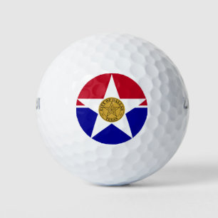 Flag of Dallas, Texas Golf Balls