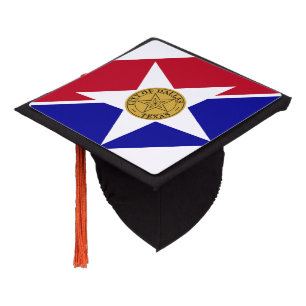 Flag of Dallas, Texas Graduation Cap Topper