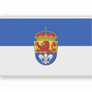 Flag of Darmstadt, Germany