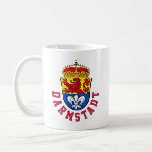 Flag of Darmstadt, Germany Coffee Mug