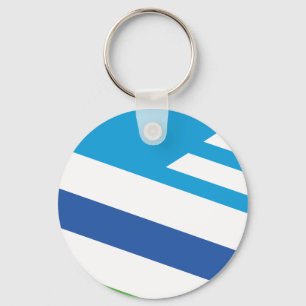 Flag of Dayton, Ohio Keychain