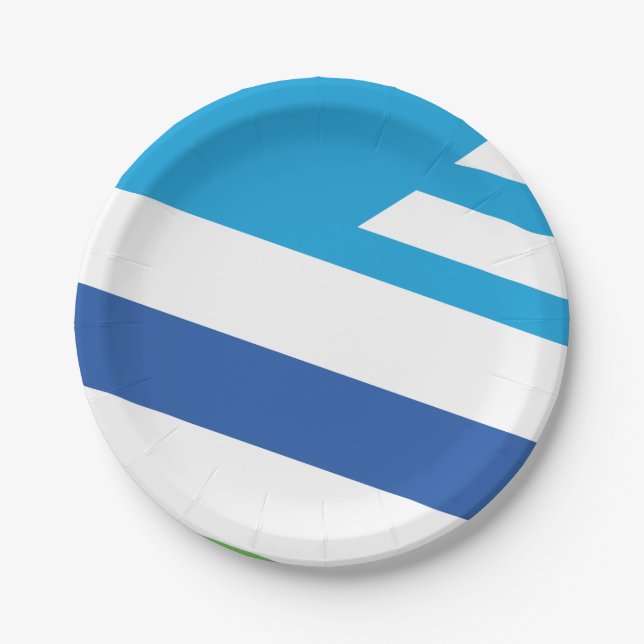 Flag of Dayton, Ohio Paper Plate (Front)